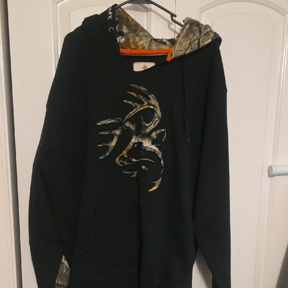 Legendary Whitetails Black and Camo Men's Sweater